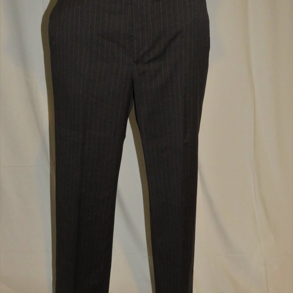 Brooks Brothers 1818 Fitzgerald Estrato Charcoal Stripe Two Button Suit 41R - Picture 12 of 14